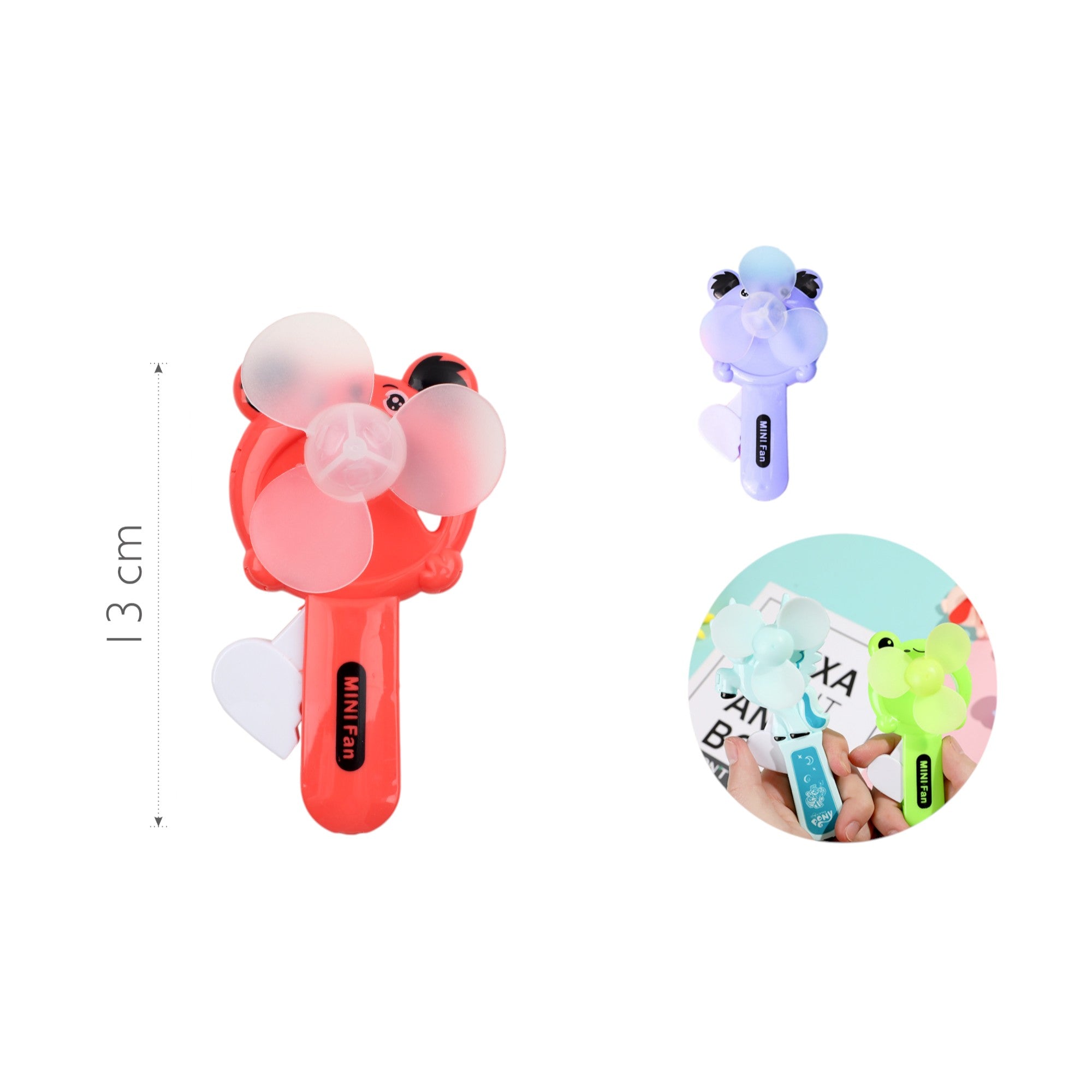 Ventilador de Mano Infantil - Diseño Animalito
