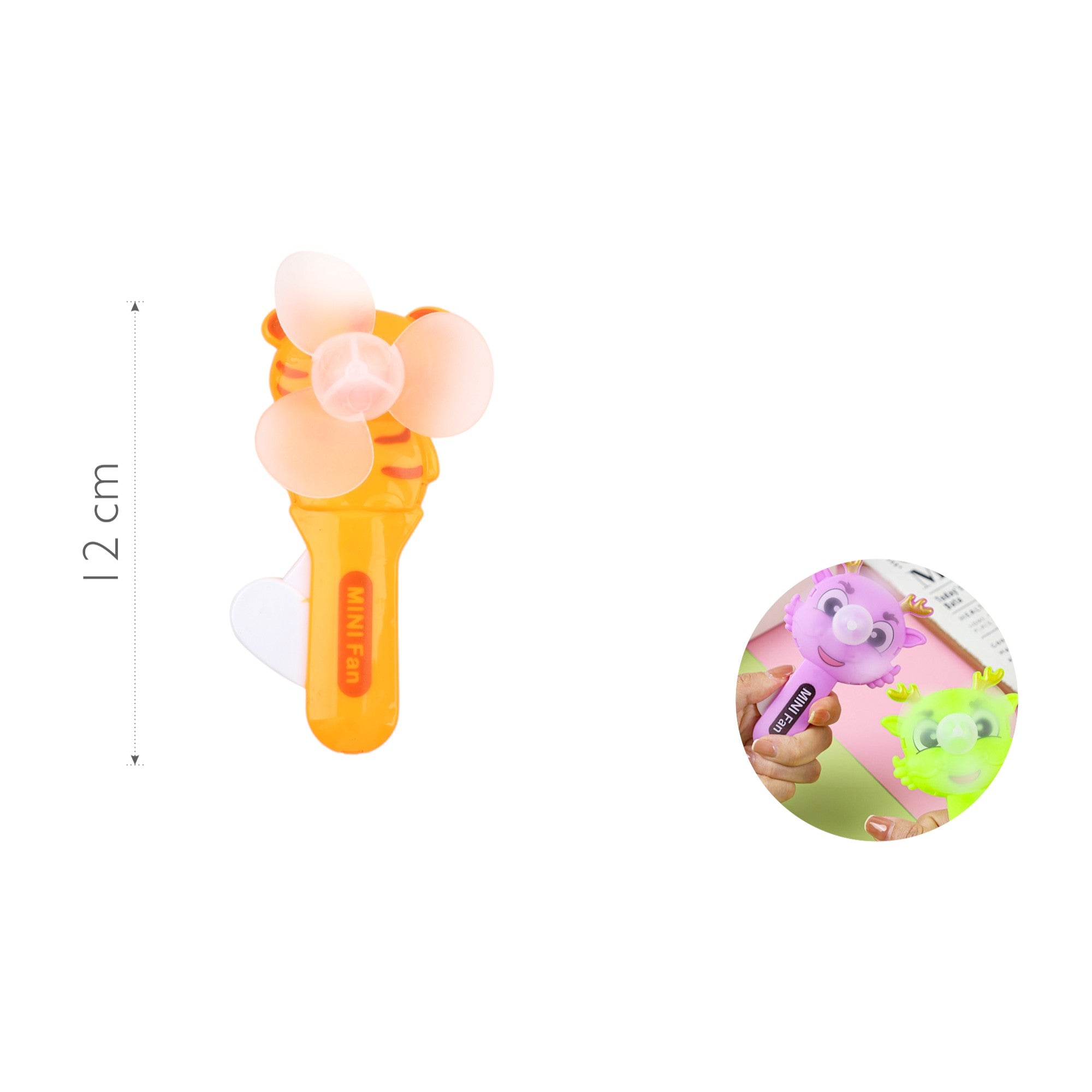 Ventilador Manual Infantil - Modelo Tigre