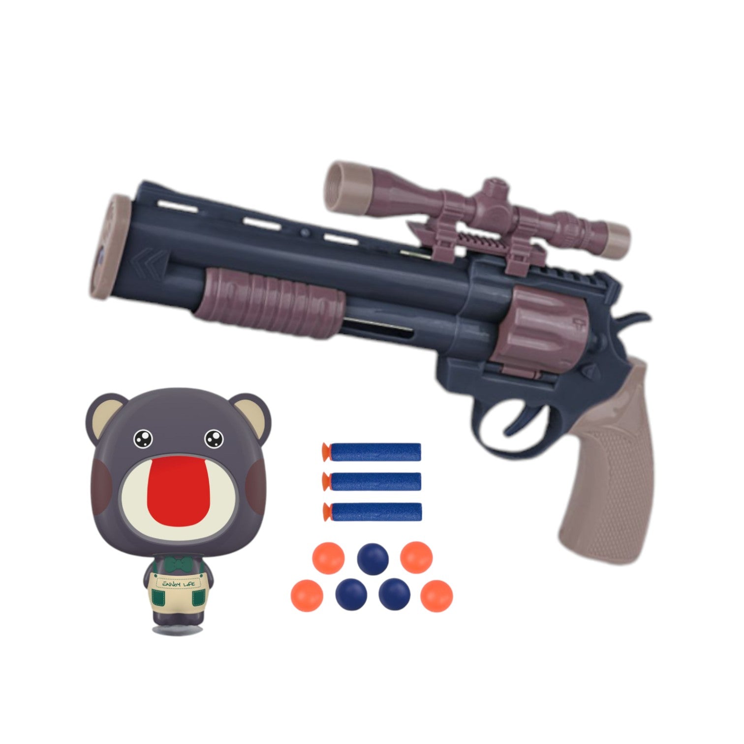  Juego De Revolver De Impacto