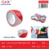 Cinta de advertencia rojo/blanco 4,8 × 100 m (sin adhesivo)