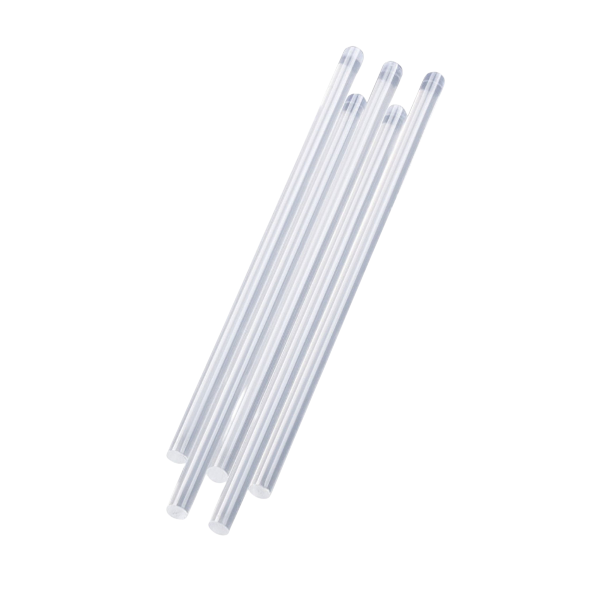 Barras de silicona 0.7 × 18 cm (5 pzs)