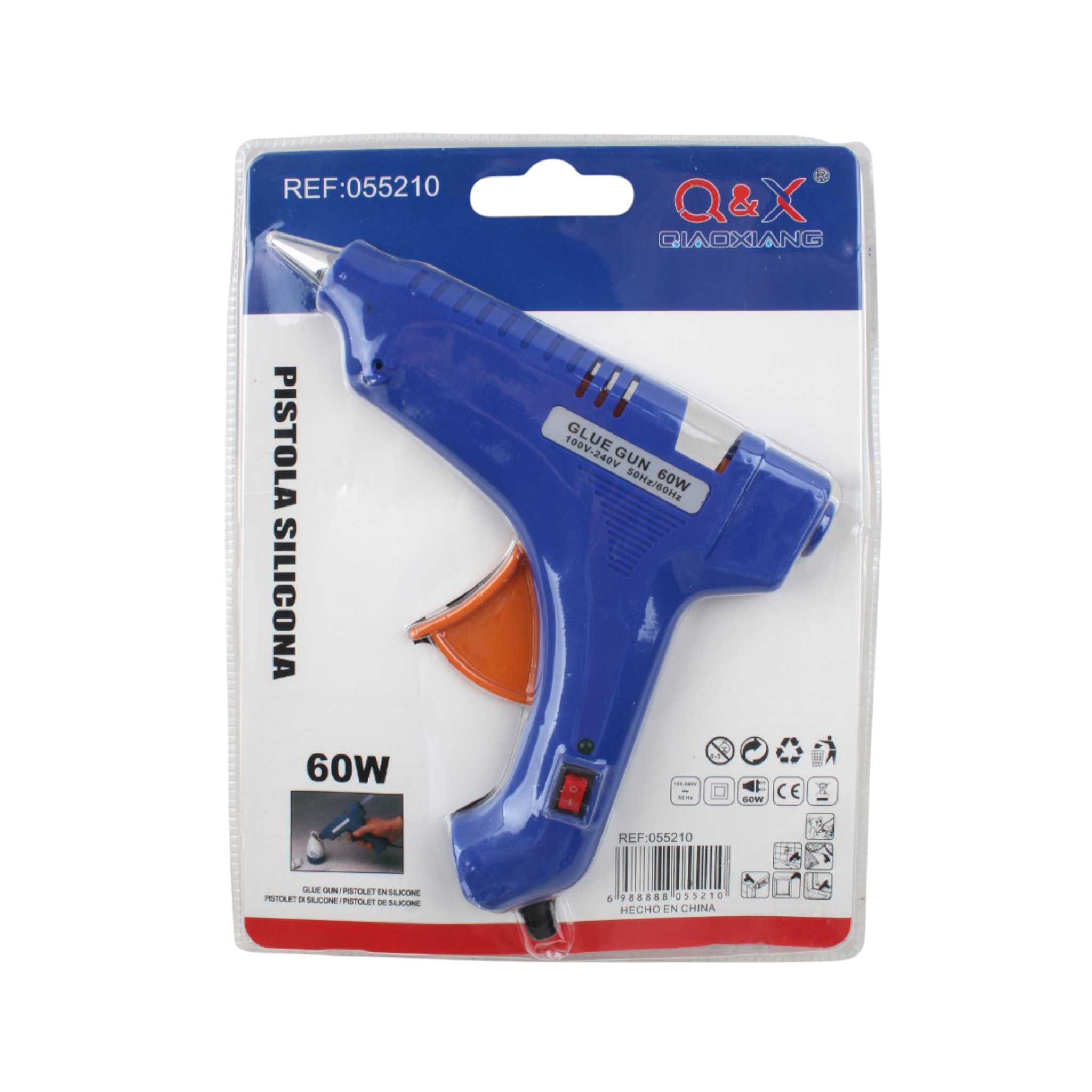 Pistola de silicona grande 60 W