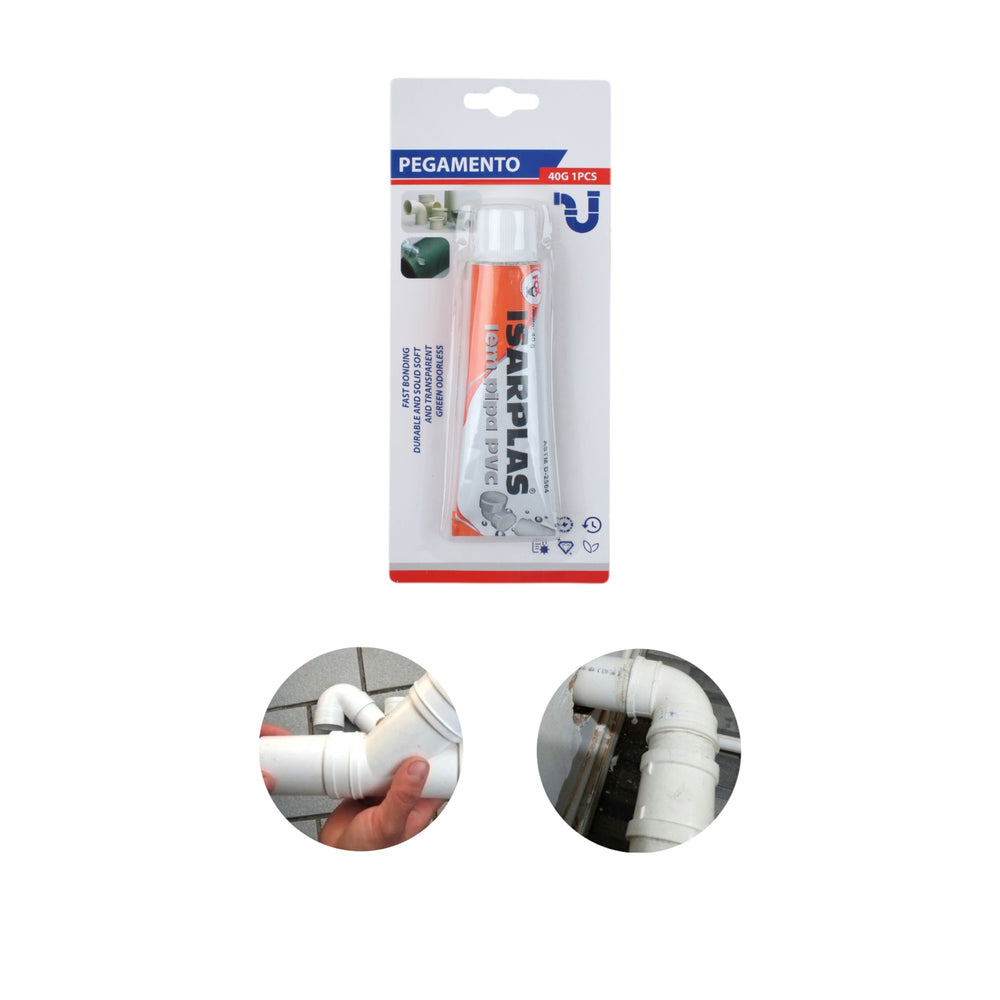 Pegamento para tubos PVC 40g (1 pieza) - Q&X