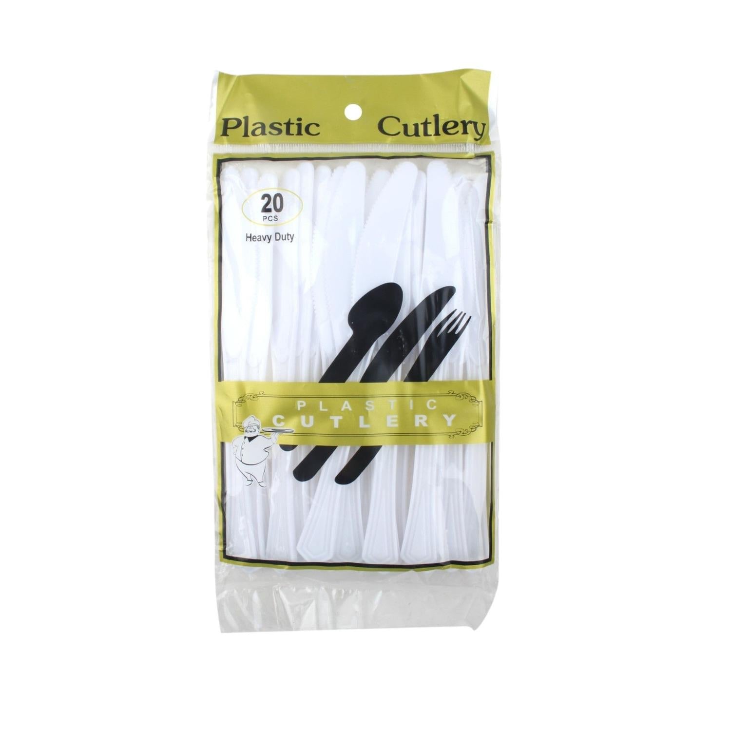 1 # Cuchillo Blanco 20 Piezas