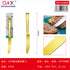 2 PCS Cuchillo mesa bano oro mango redondo