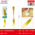 3 PCS Cuchillo mantequilla bano oro mango redondo