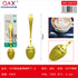 3 PCS Cuchara cafe grande bano oro mango redondo