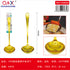 1 PCS Cucharon servir bano oro mango redondo