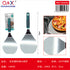 Espátula freír grande mango plástico gris MJ-H 044 A