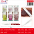 Cuchillo bistec filo liso mango colores 6 PCS