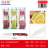 Cuchillo frutas mango colores 6 PCS