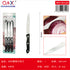 6 PCS Cuchillo multiuso mango negro