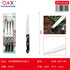 6 PCS Cuchillo carne dentado mango negro