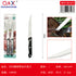 2 PCS Cuchillo carne dentado mango negro
