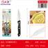 2 PCS Cuchillo fruta mango negro