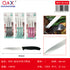 3 PCS Cuchillo multiuso tornasol dentado