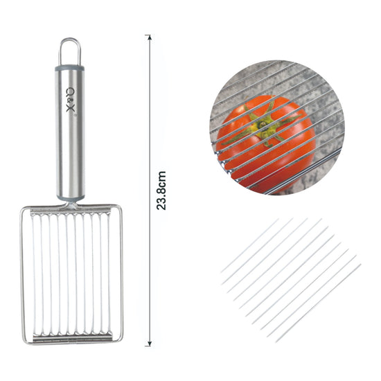 TXM29-72 Cortador de tomates con mango ovalado 23.8X8CM - Q&X