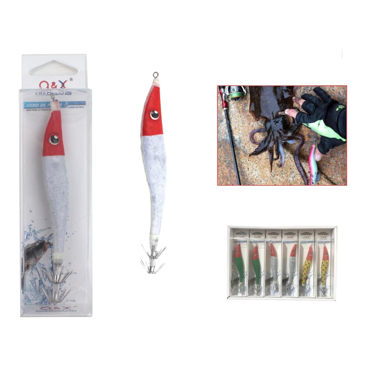 Anzuelo Plomo Pescado Calamar 80G