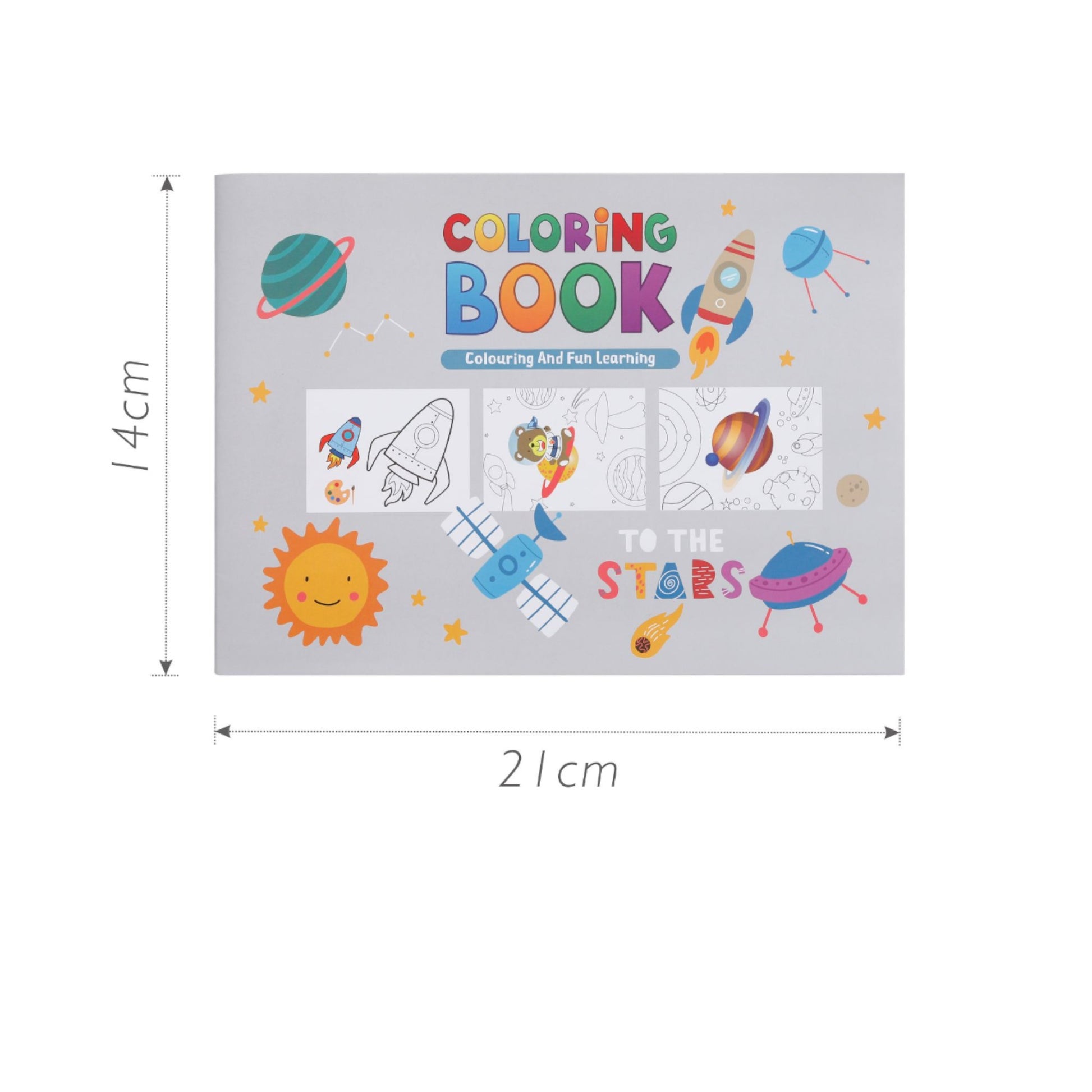 TS12391A5-1-4 - Cuaderno para colorear 21x14 cm (horizontal) - Q&X