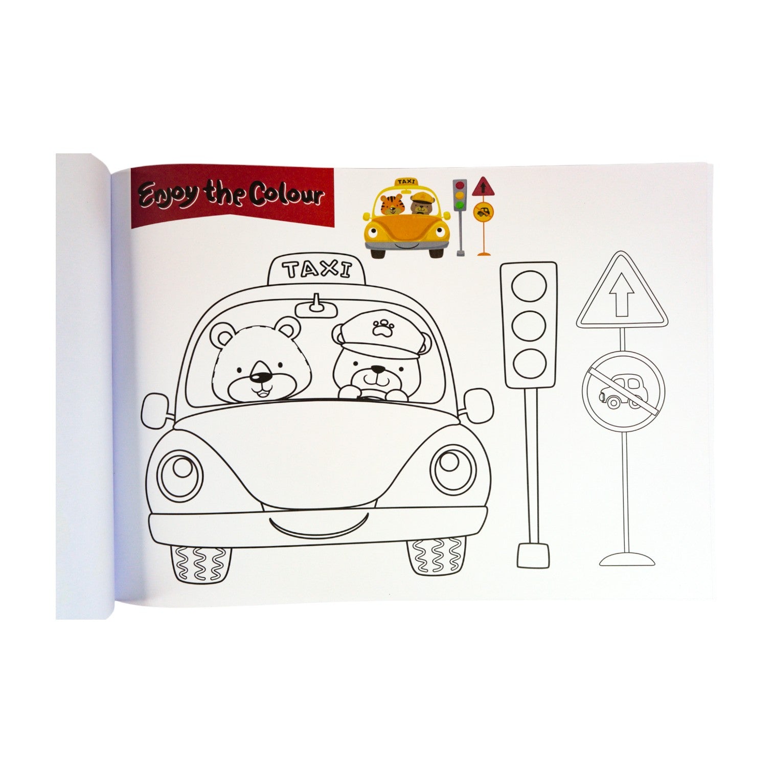 Cuaderno para colorear 25x35 cm (horizontal)