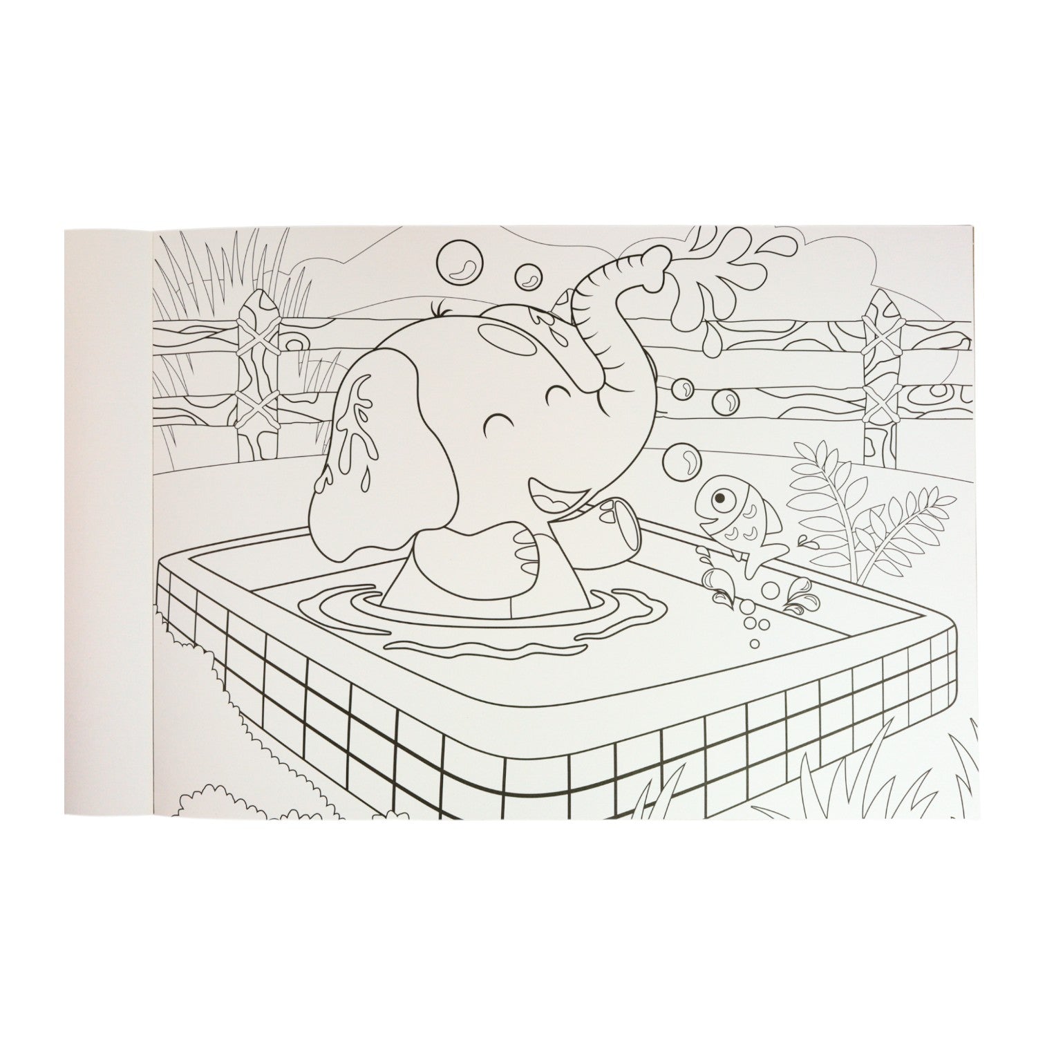 Cuaderno para colorear 25x35 cm (horizontal)