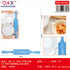 CQ5-10 Set 2 Moldes para Dumpling PP 10/7 cm + Rodillo PP 22 cm (tarjeta)