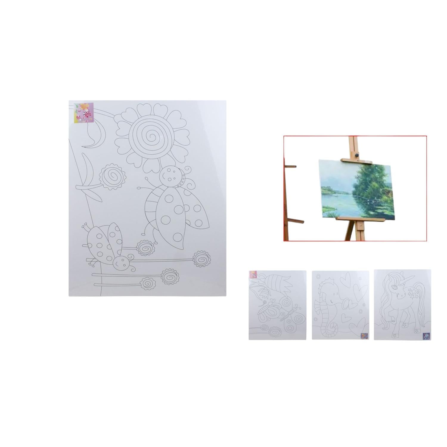 Tablero De Dibujo Lineal De 3Mm 40*50Cm