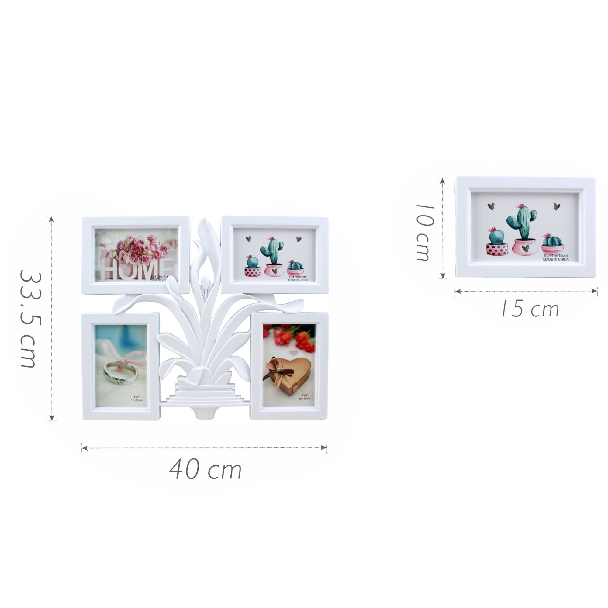 Marco Fotográfico JK-38 Set de 6 Fotos 33.5x40cm 