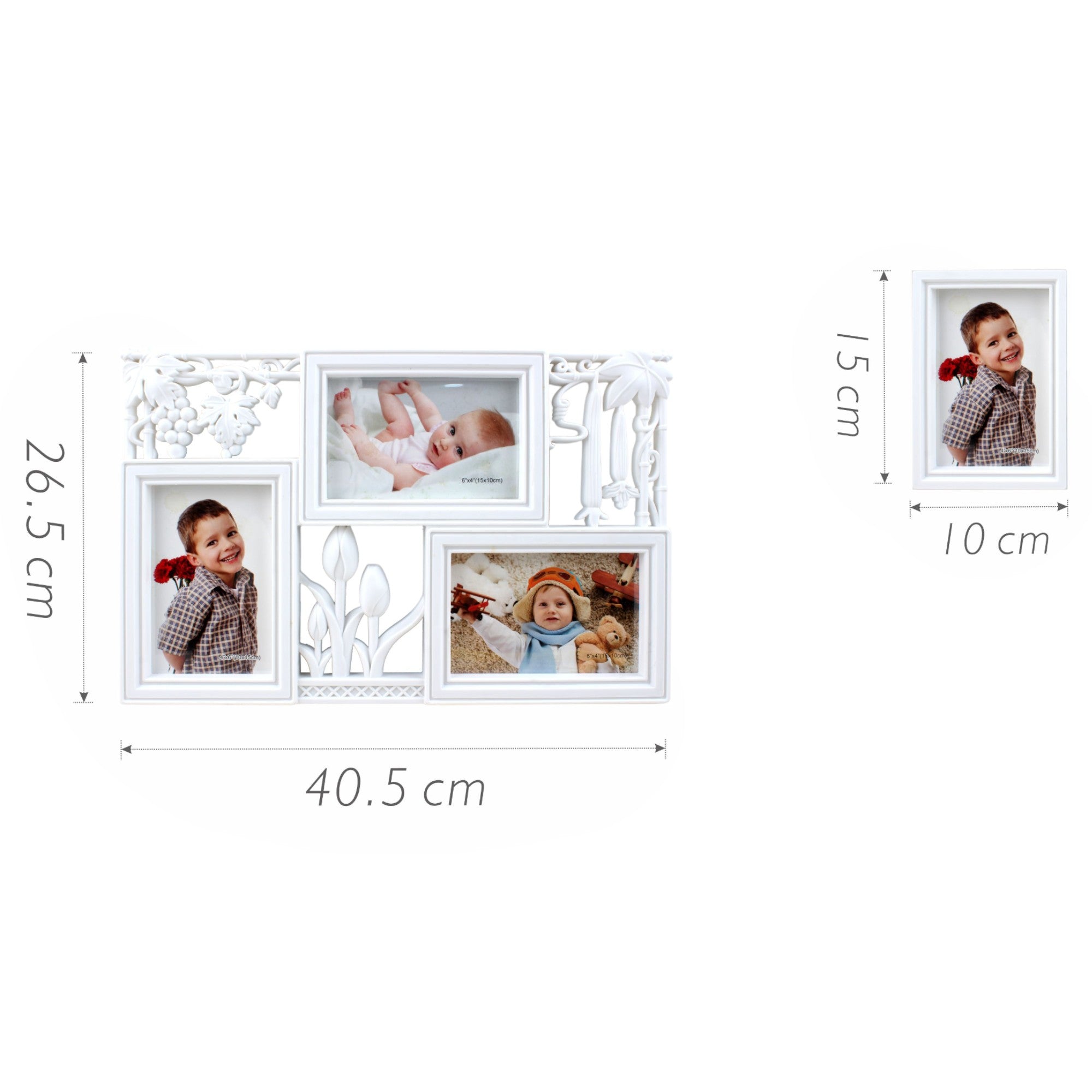 Marco de Foto Set de 3 Fotos 26.5x40.5cm