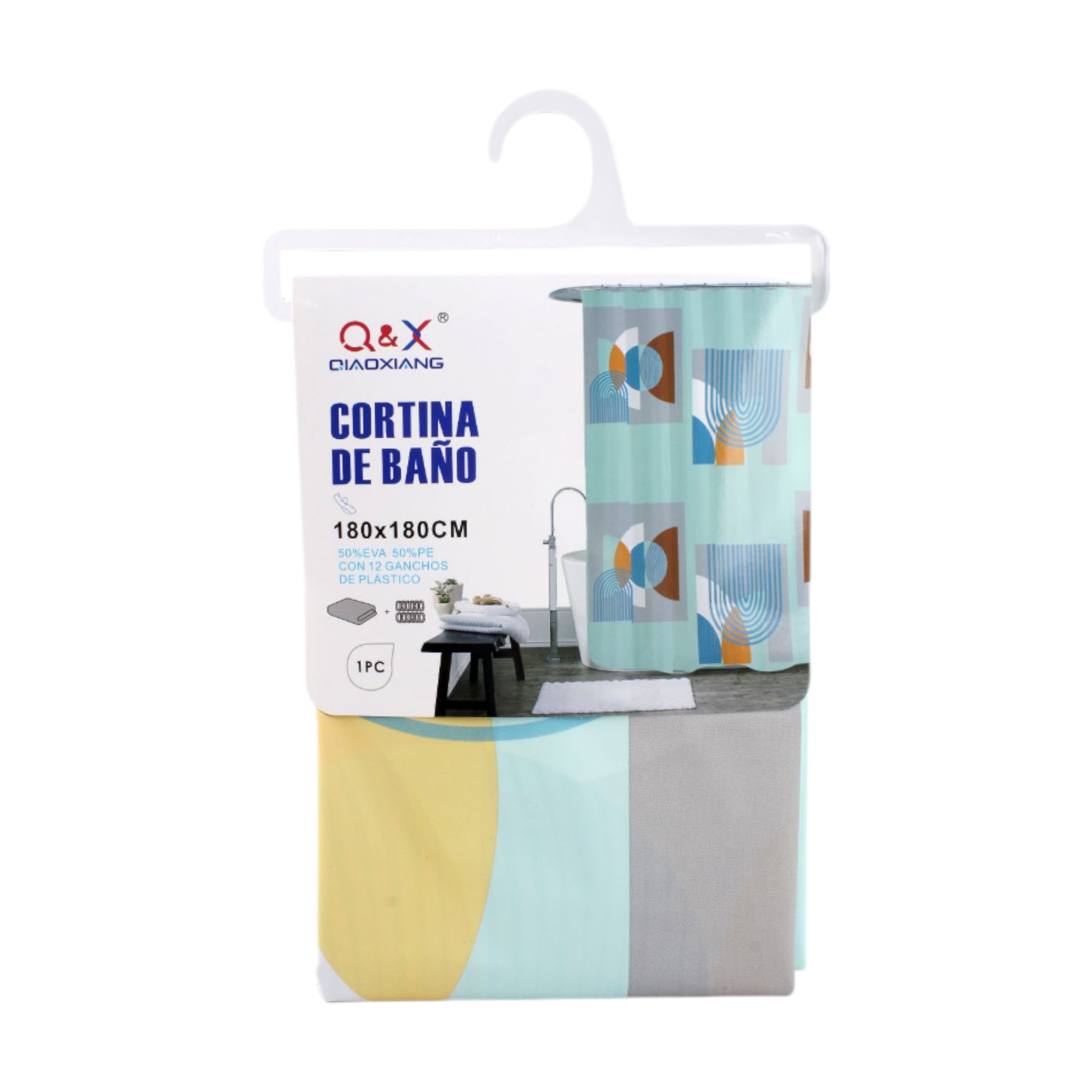 Cortina de baño (HX-1998-2) 180*180