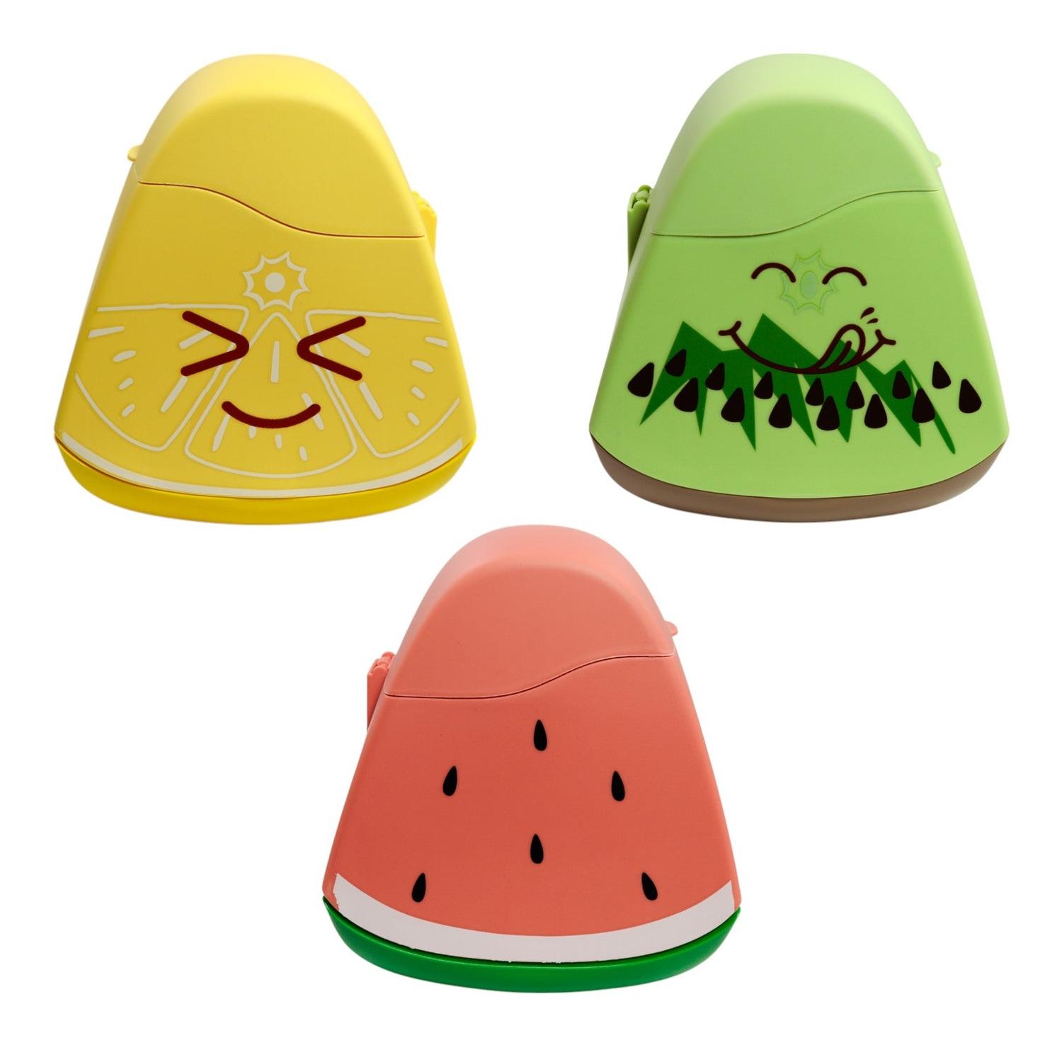 Recipiente para la colación, diseños de frutas