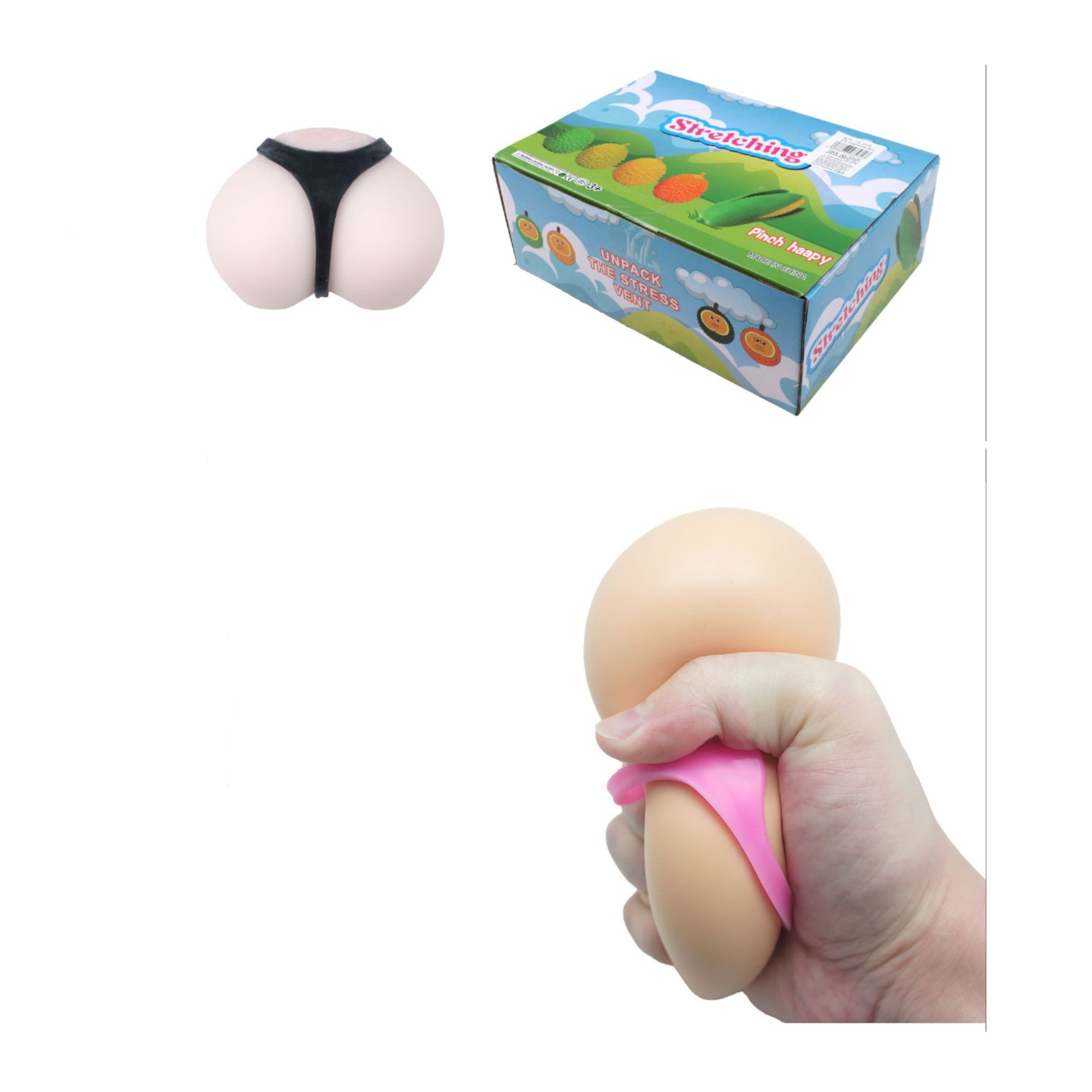 Juguete Antiestrés en Forma de Glúteos con Bikini