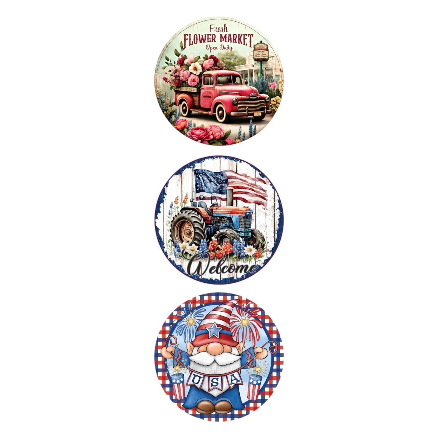 Cuadro de hojalata vintage Ruta 66 (modelos 561-564)