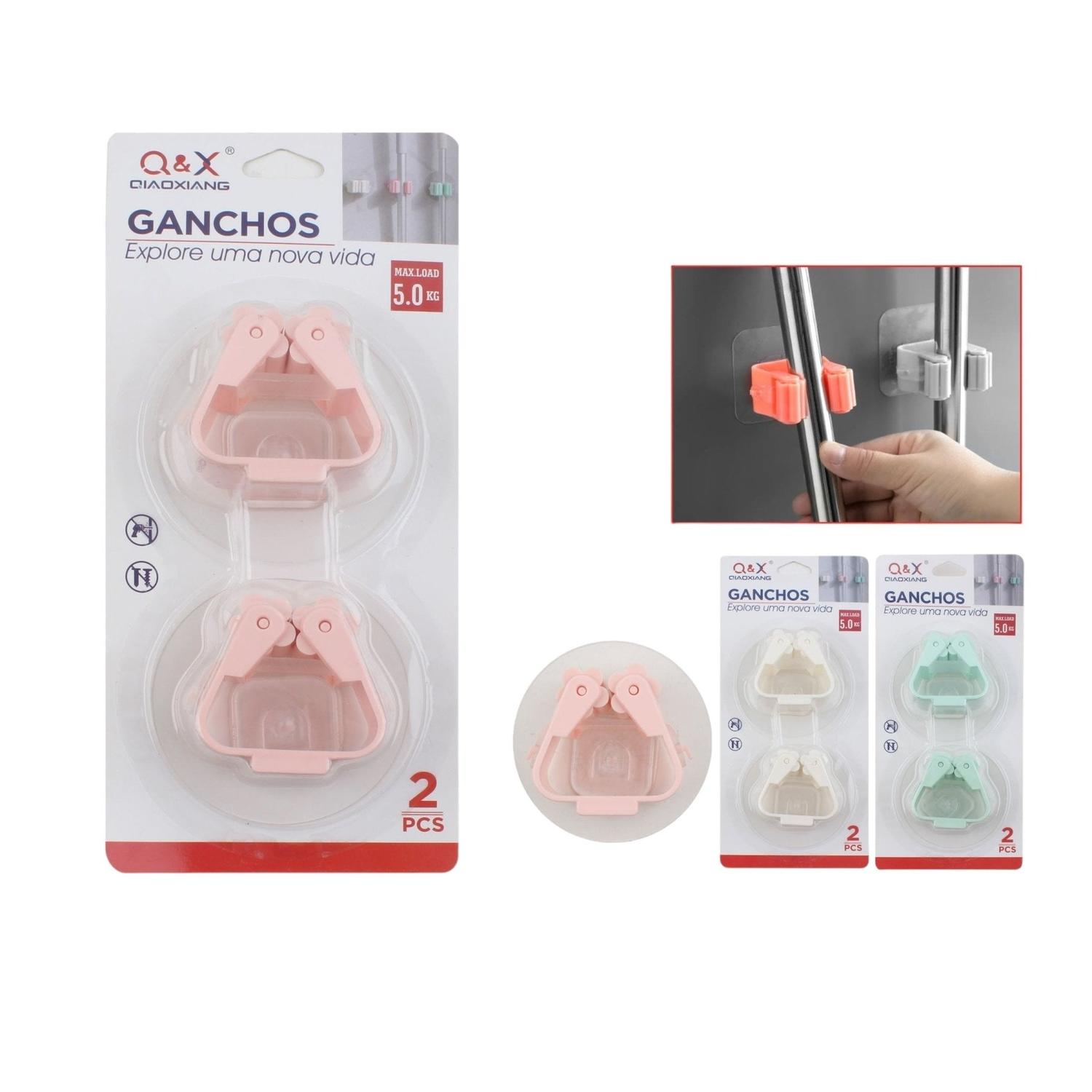 Ganchos Adhesivos Reutilizable Set de 2 Unidades
