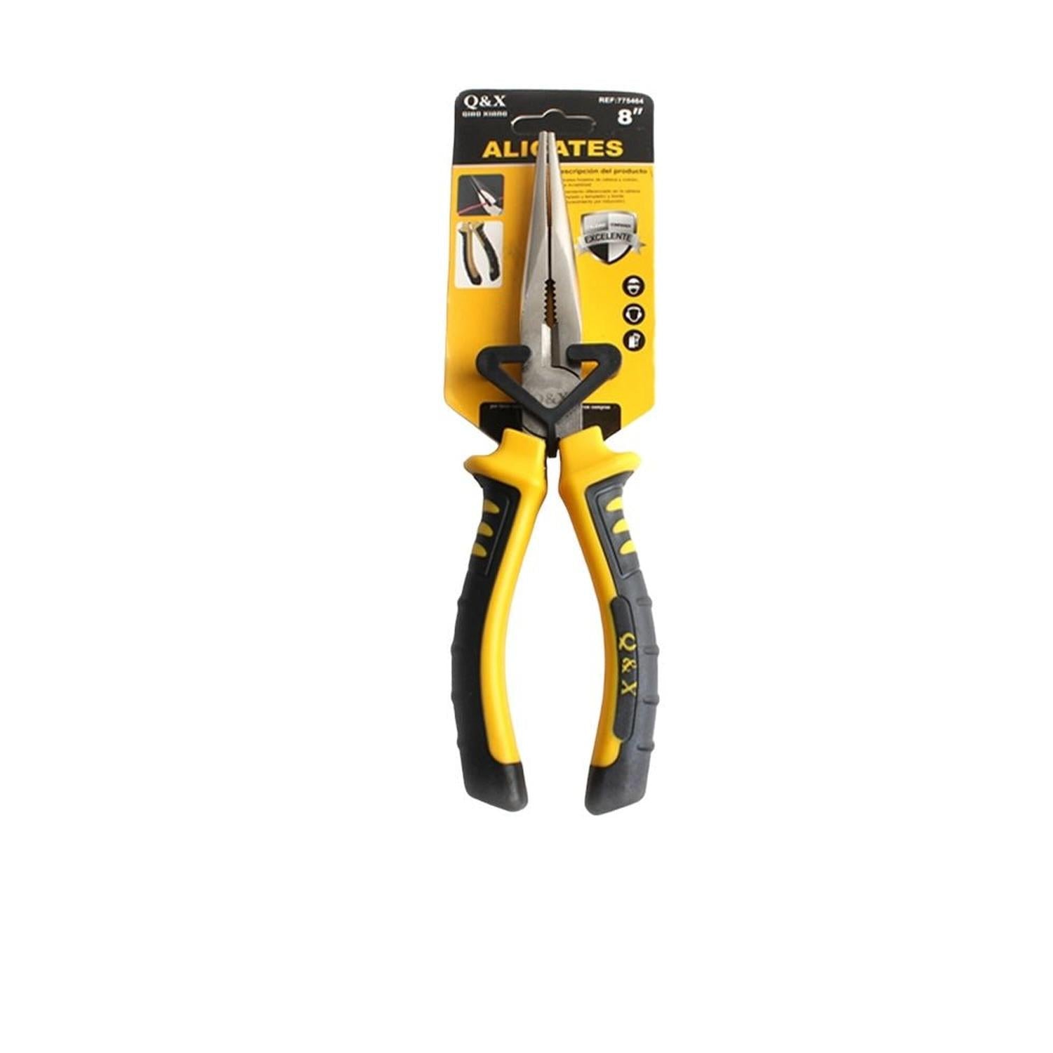 Alicates De Punta Fina Niquelados De 8 Pulgadas
