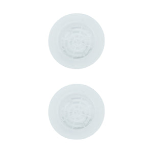 Tapon de drenaje de plastico transparente blanco de 2 piezas, 7.5 cm