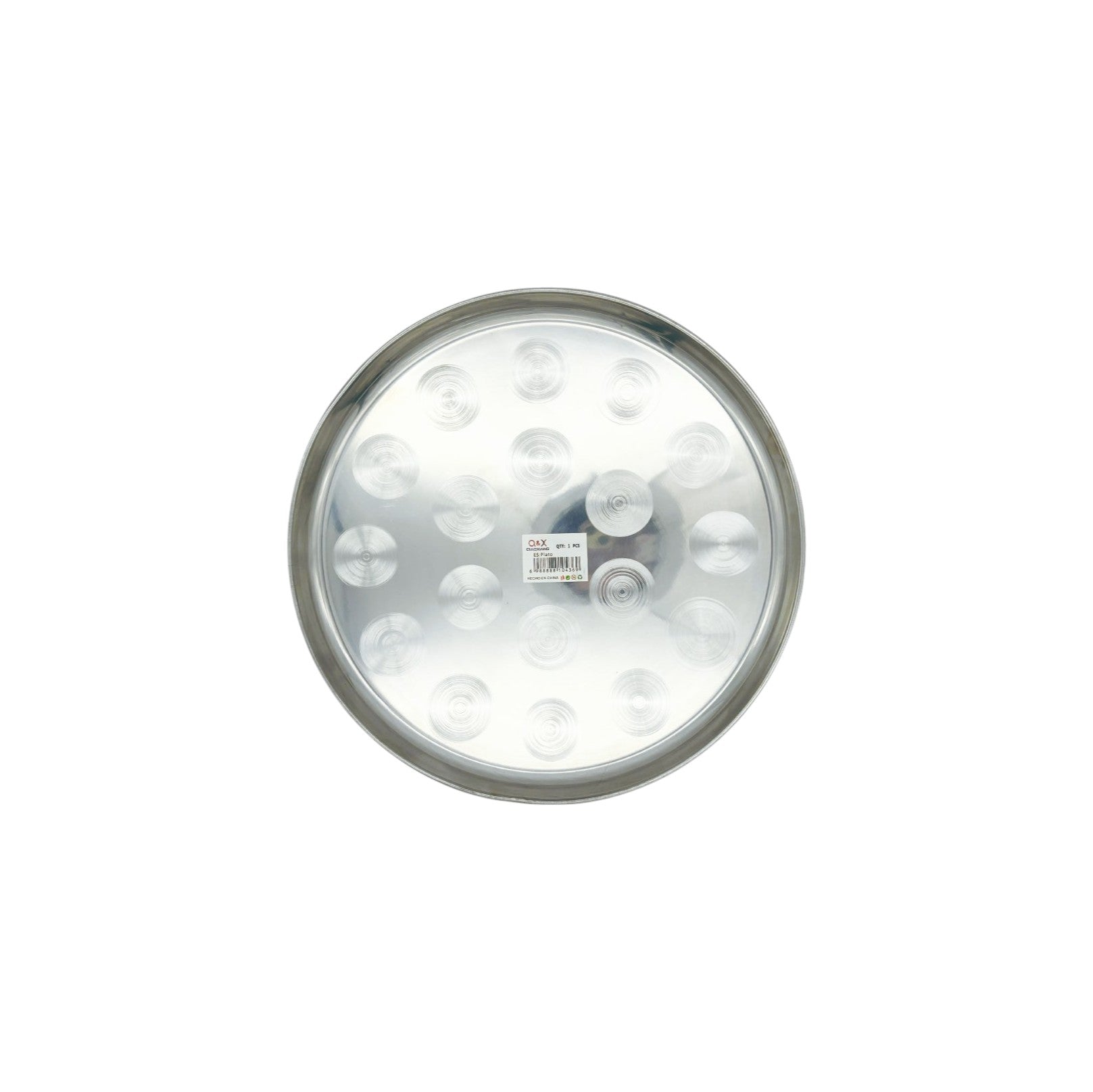 Bandeja 30 cm, grosor 0.8 mm