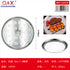 Bandeja Redonda Acero Inoxidable 36 cm Espesor 0.8 mm Cocina Horno