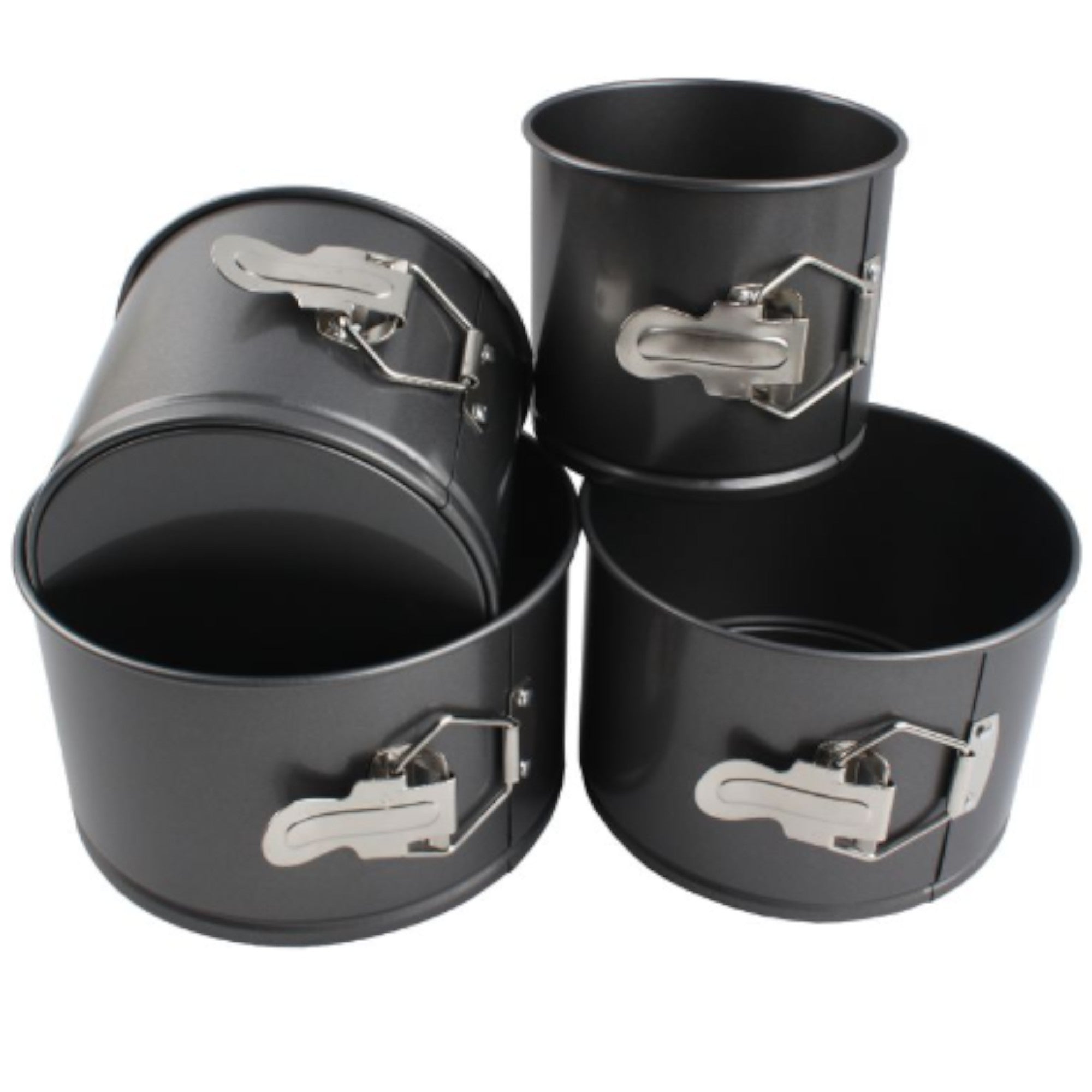 Set 4 moldes pastel redondos altos 12 / 14 / 16 / 18 cm