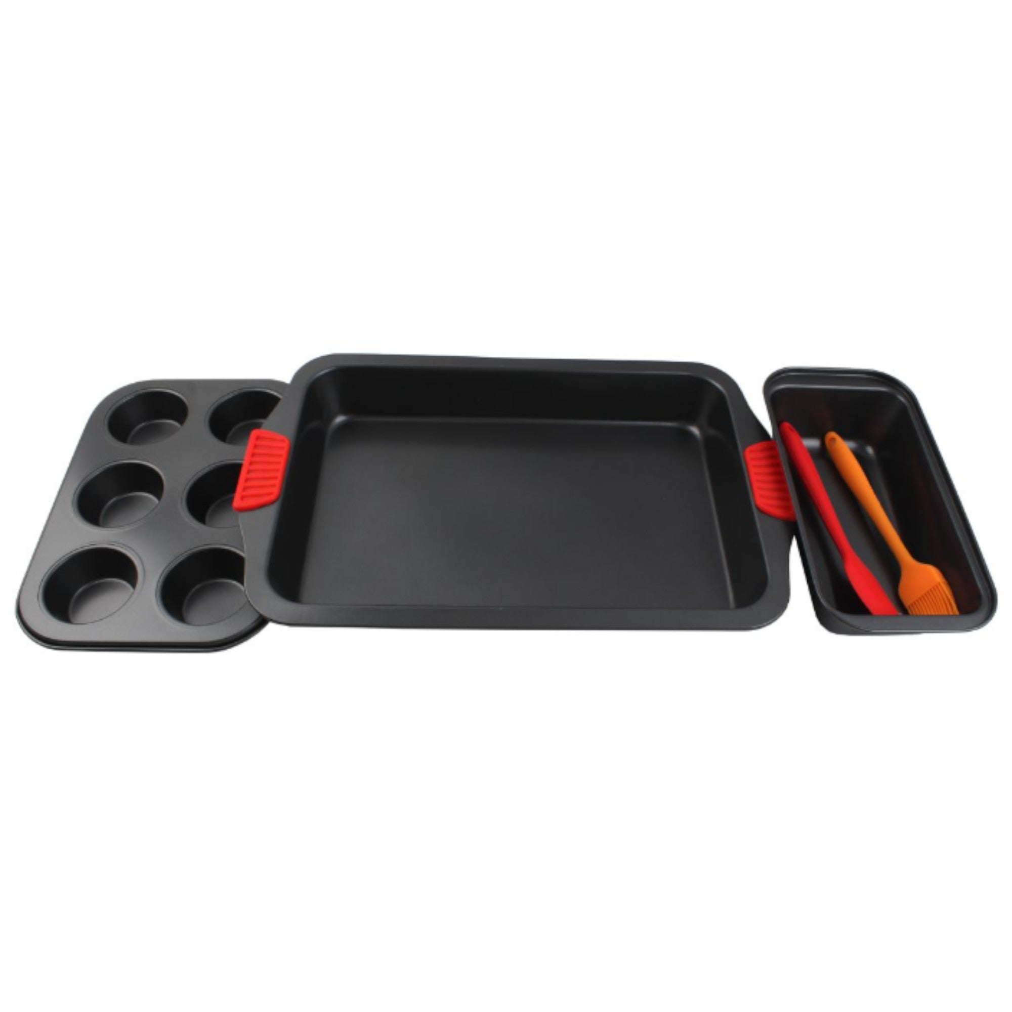 Set de Moldes para Pasteles N7 con Espátula y Brocha