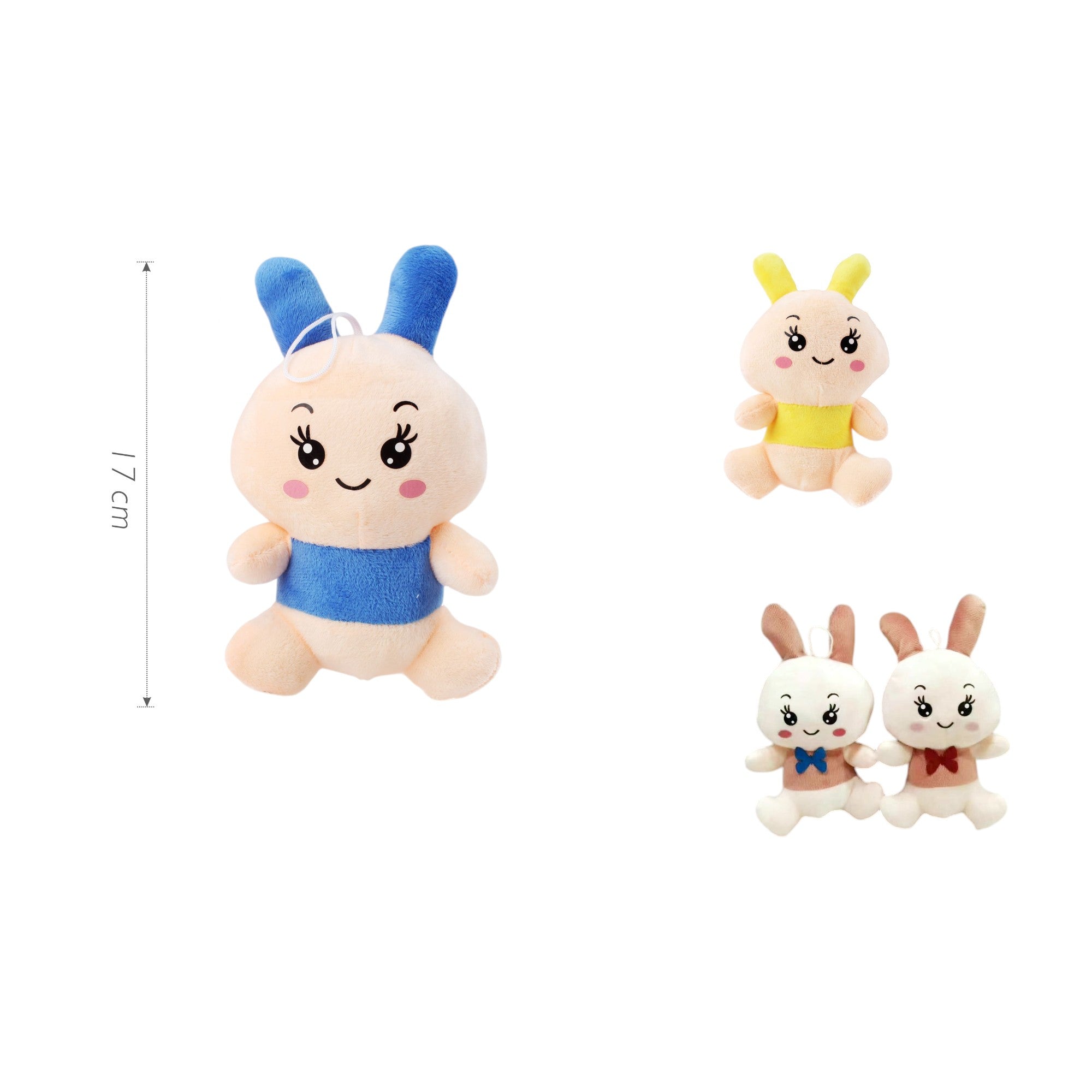 Peluche Conejito Sonriente - 17 cm