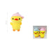 Peluche Patito con Gorro de Dormir - 17 cm