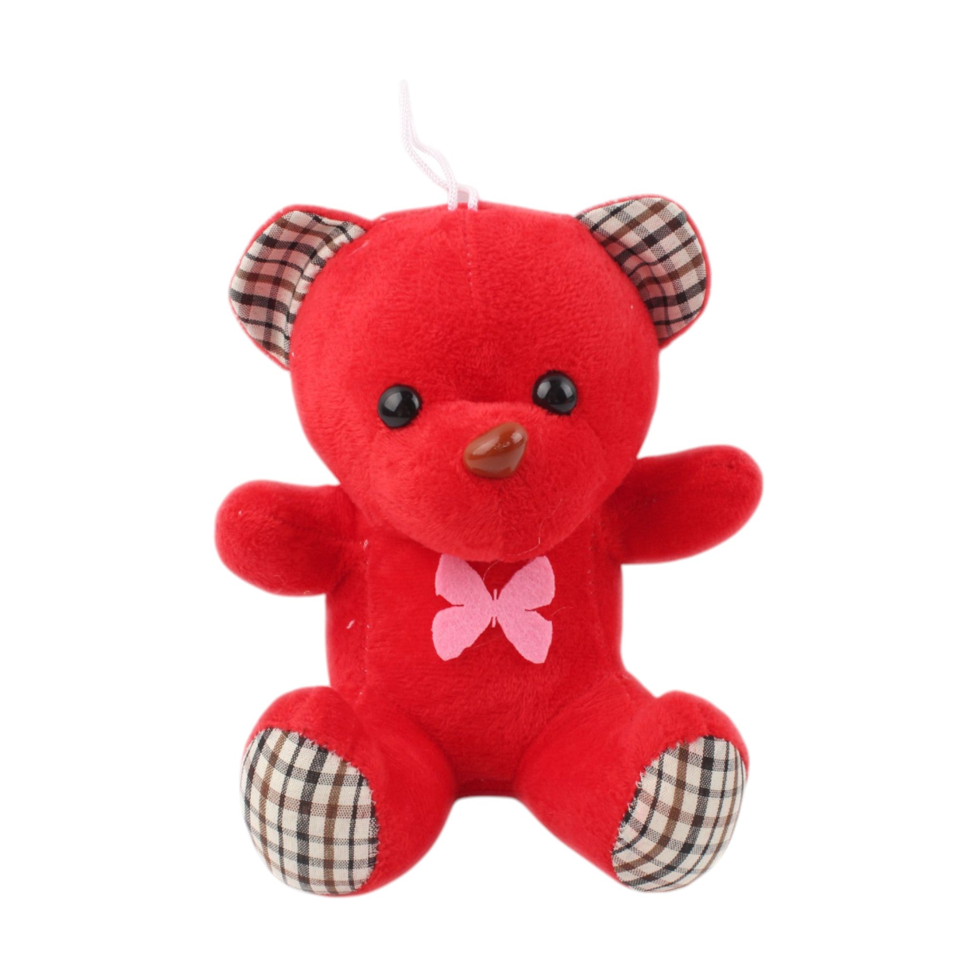 Peluche Osito Clásico con Moño - 17 cm