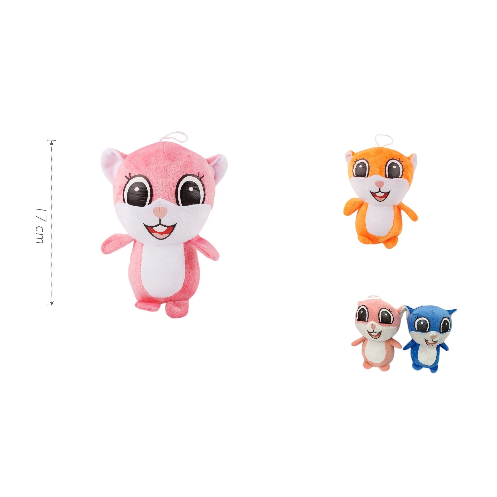 Peluche Ardilla de Felpa 17 cm