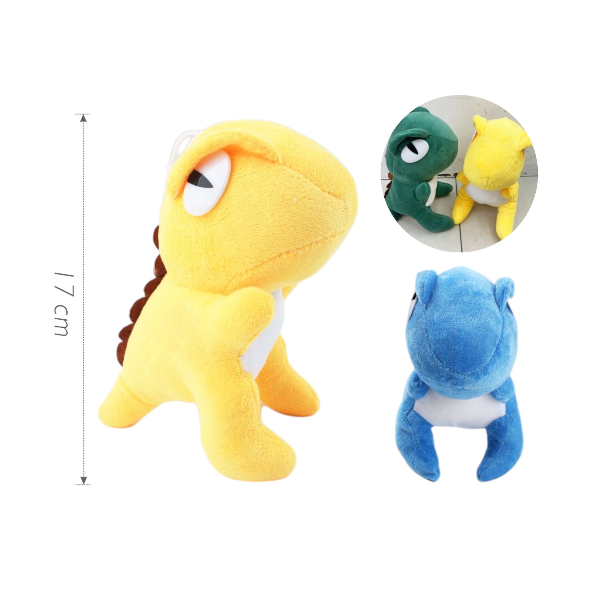 Peluche Tierno Dinosaurio de 17 cm