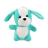 Peluche Perrito Azul Verdoso de Felpa 17 cm