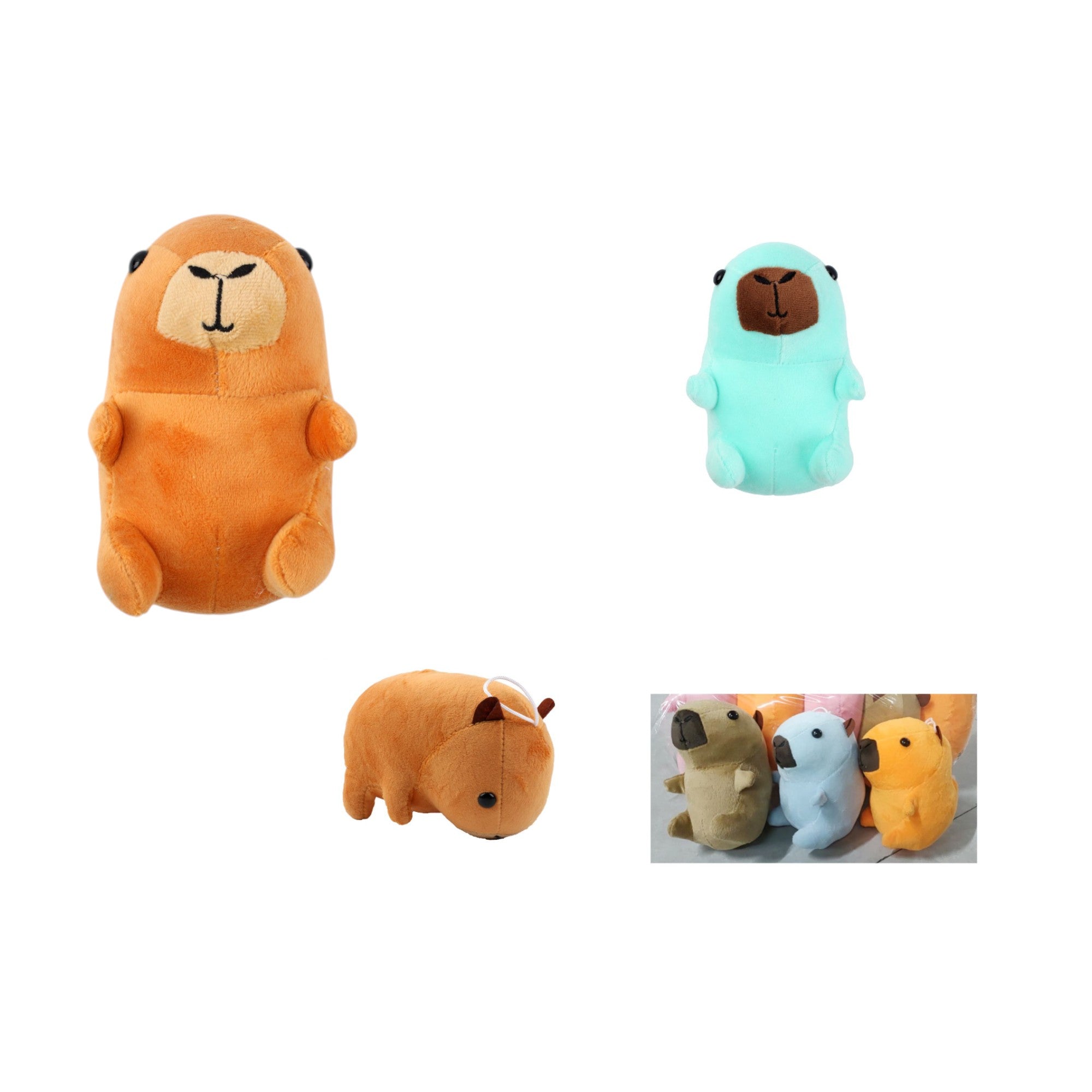 Peluche Capibara de Felpa 17 cm