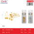 Pack x 12 Alfiler 6CM 6PC dorado/plateado surtido