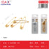 Pack x 12 Alfiler 8.5CM 4PC dorado/plateado surtido