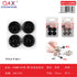 Pack x 12 Broche presión hierro 25MM x 4pares negro/blanco surtido